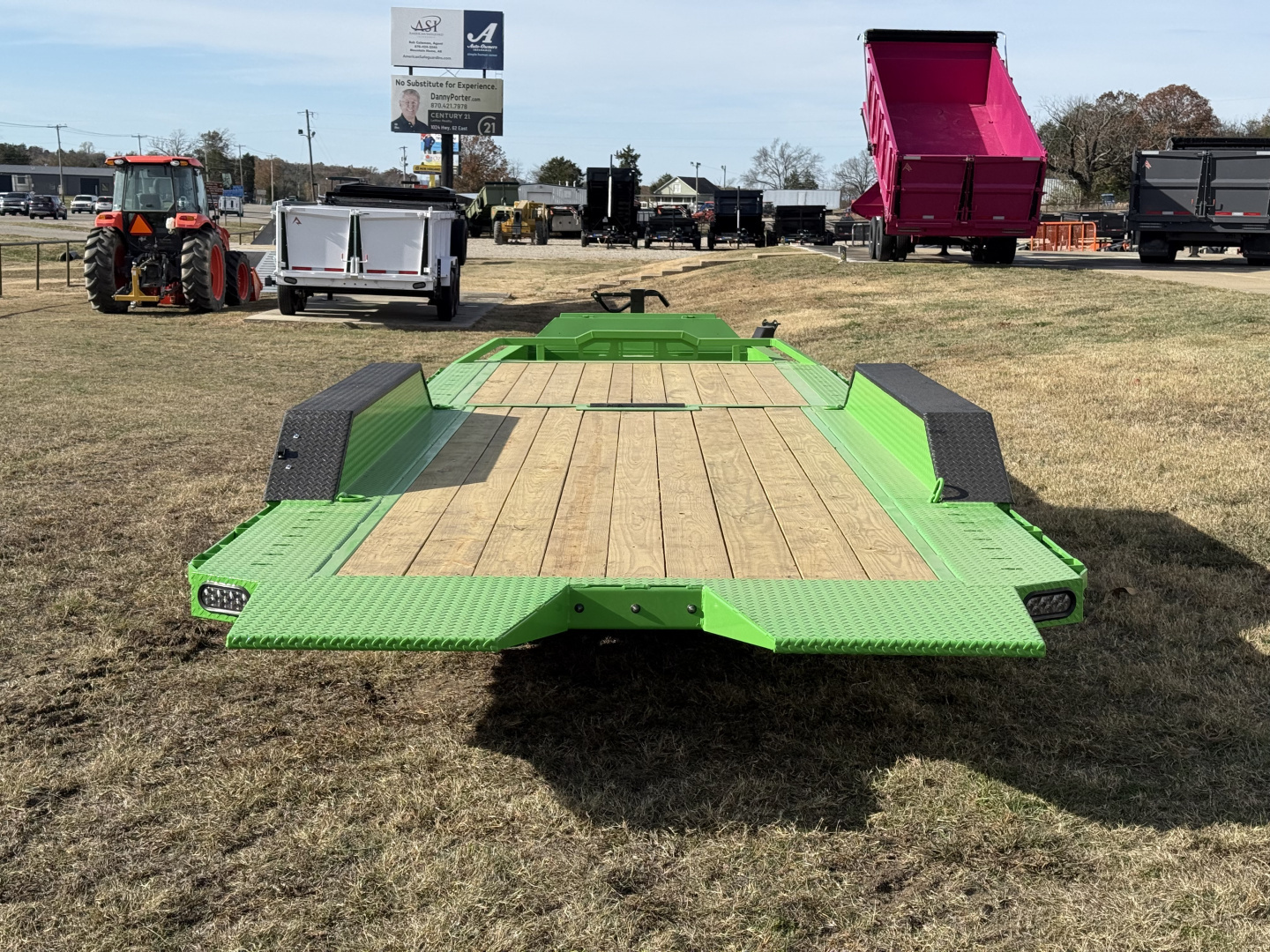 New 2026 RawMaxx G3X 102X26 BUMPER PULL GRAVITY TILT TRAILER RHINO LINED FENDERS 21K GVWR Tilt Trailer