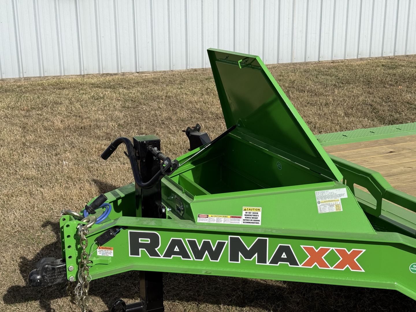 New 2026 RawMaxx G3X 102X26 BUMPER PULL GRAVITY TILT TRAILER RHINO LINED FENDERS 21K GVWR Tilt Trailer