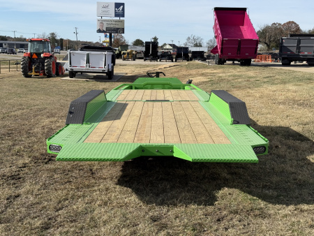 New 2026 RawMaxx G3X 102X26 BUMPER PULL GRAVITY TILT TRAILER RHINO LINED FENDERS 21K GVWR Tilt Trailer