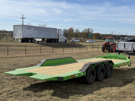 New 2026 RawMaxx G3X 102X26 BUMPER PULL GRAVITY TILT TRAILER RHINO LINED FENDERS 21K GVWR Tilt Trailer