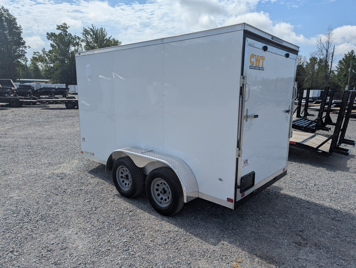 New 2026 Covered Wagon Trailers 6x12 7K Gold Series w/ Ramp Cargo / Enclosed Trailer