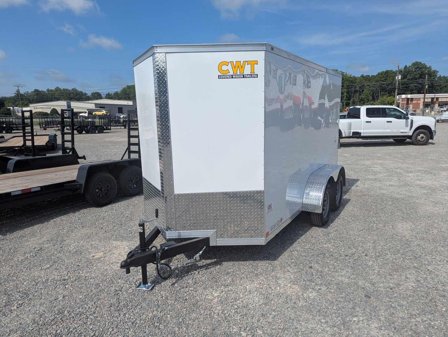 New 2026 Covered Wagon Trailers 6x12 7K Gold Series w/ Ramp Cargo / Enclosed Trailer
