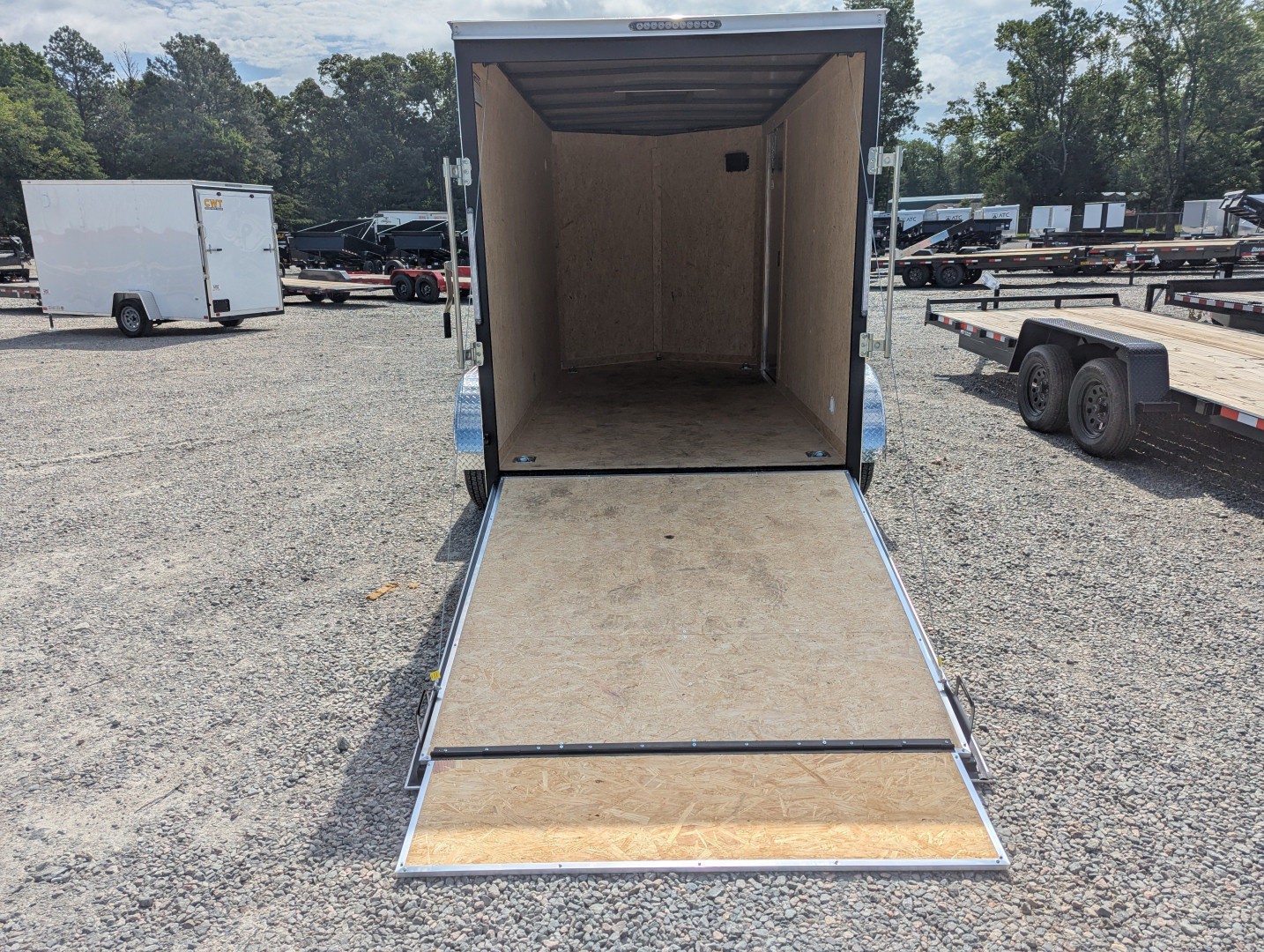 New 2026 Covered Wagon Trailers 6x12 7K Gold Series w/ Ramp Cargo / Enclosed Trailer