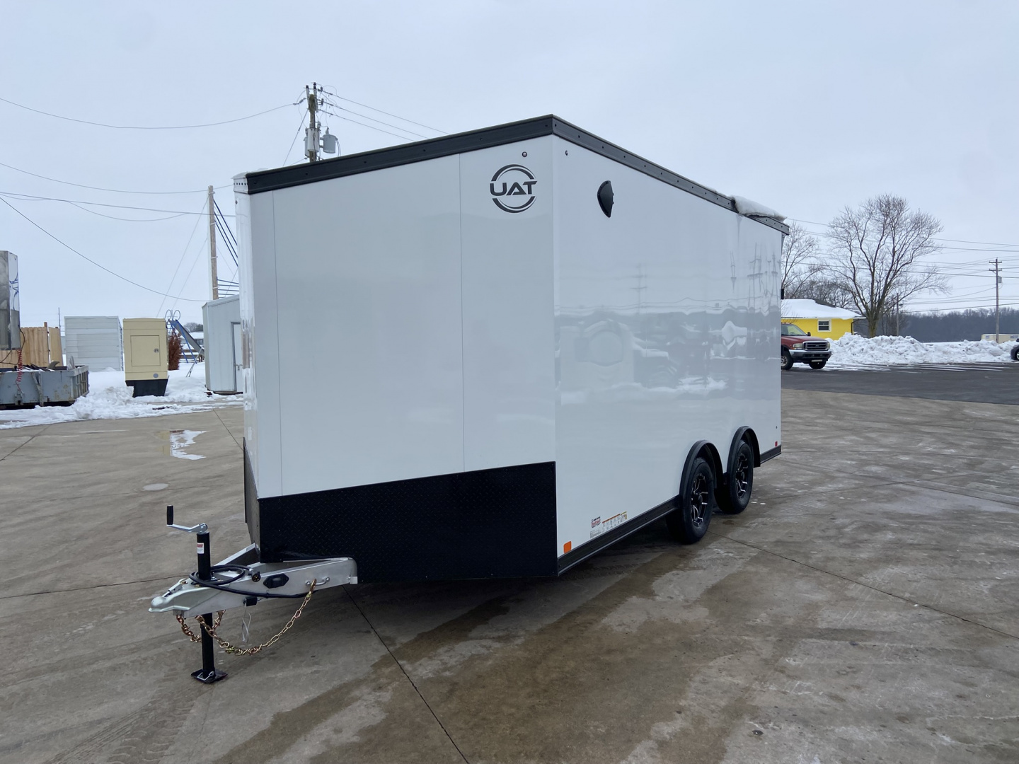 New United UATV 8.5x16 Aluminum Enclosed Trailer