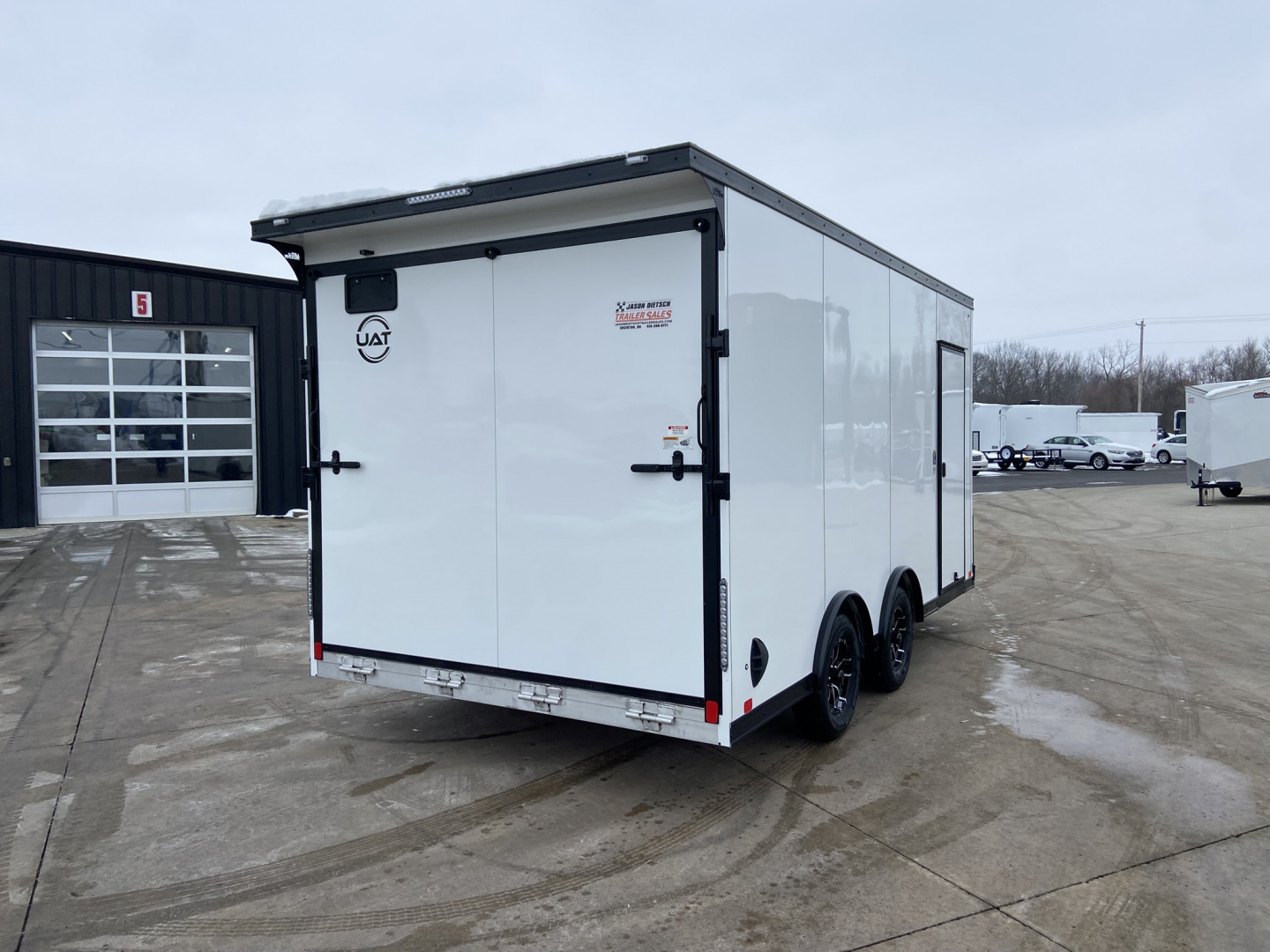 New United UATV 8.5x16 Aluminum Enclosed Trailer
