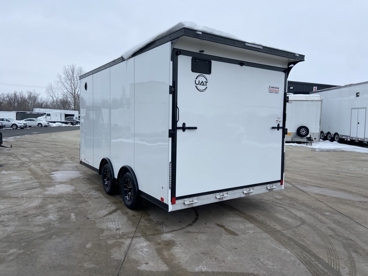 New United UATV 8.5x16 Aluminum Enclosed Trailer