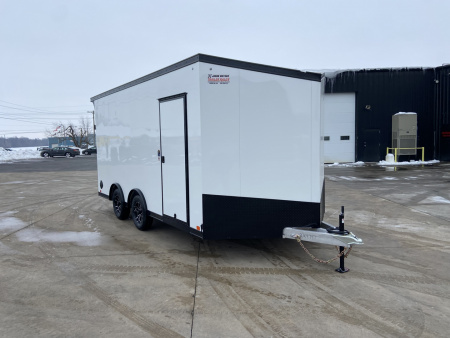 New United UATV 8.5x16 Aluminum Enclosed Trailer