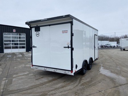 New United UATV 8.5x16 Aluminum Enclosed Trailer