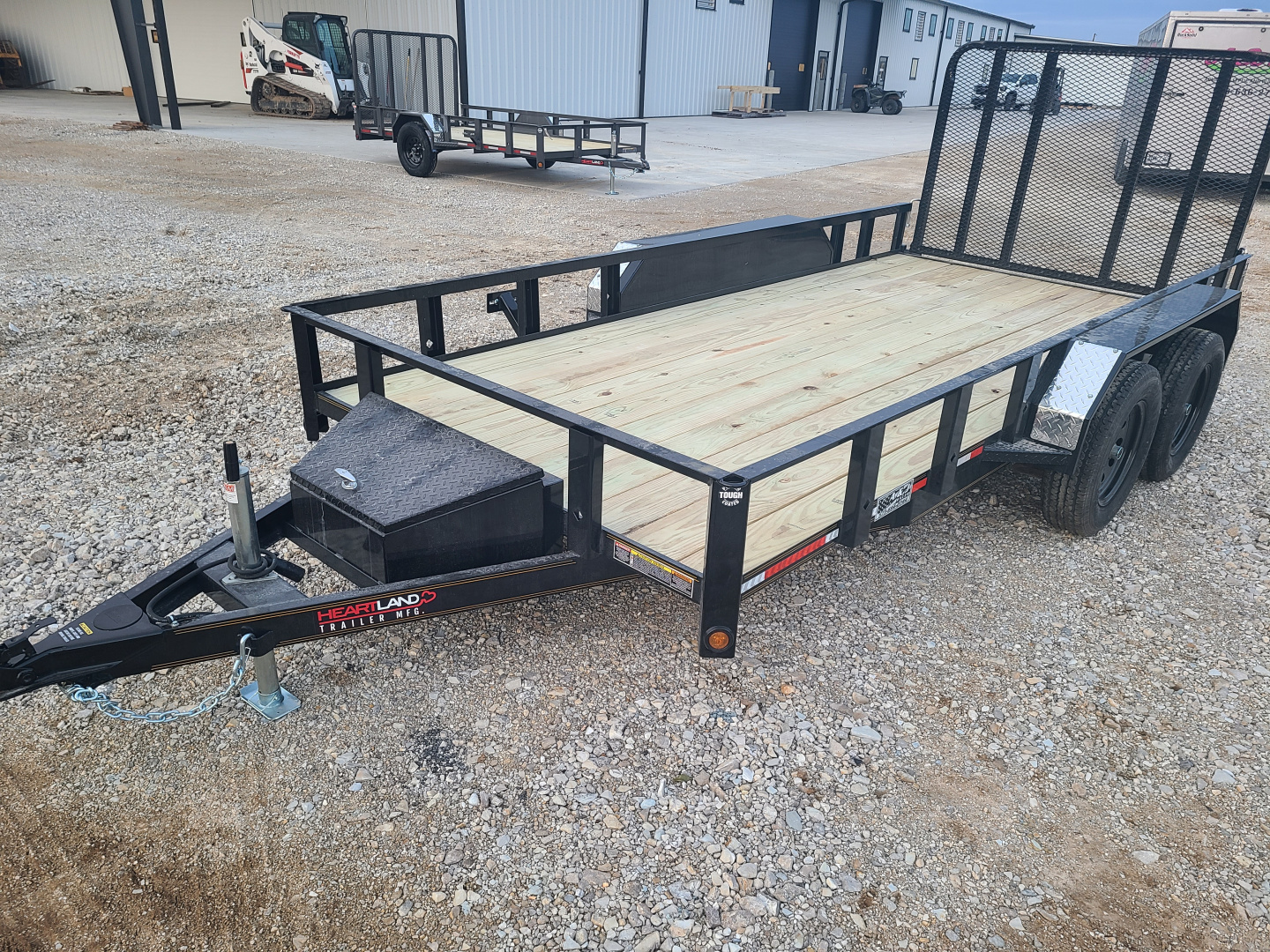 New Heartland 76'X14' ECONO UTILITY, 4' GATE, BRAKE, TOOLBOX