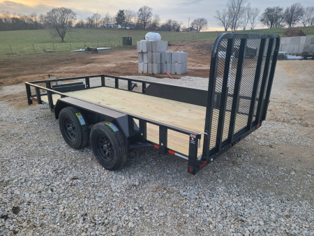 New Heartland 76'X14' ECONO UTILITY, 4' GATE, BRAKE, TOOLBOX