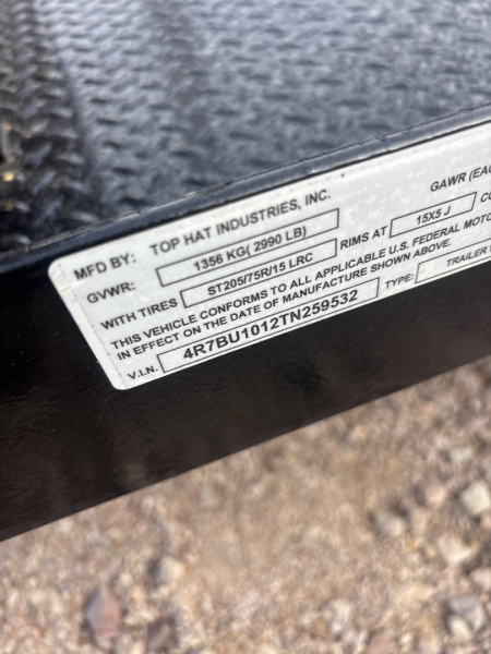 New 2026 Top Hat WM Welding Trailer