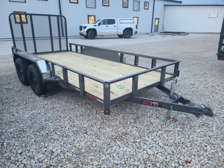 New Heartland 76'X14' ECONO UTILITY, 4' GATE, BRAKE
