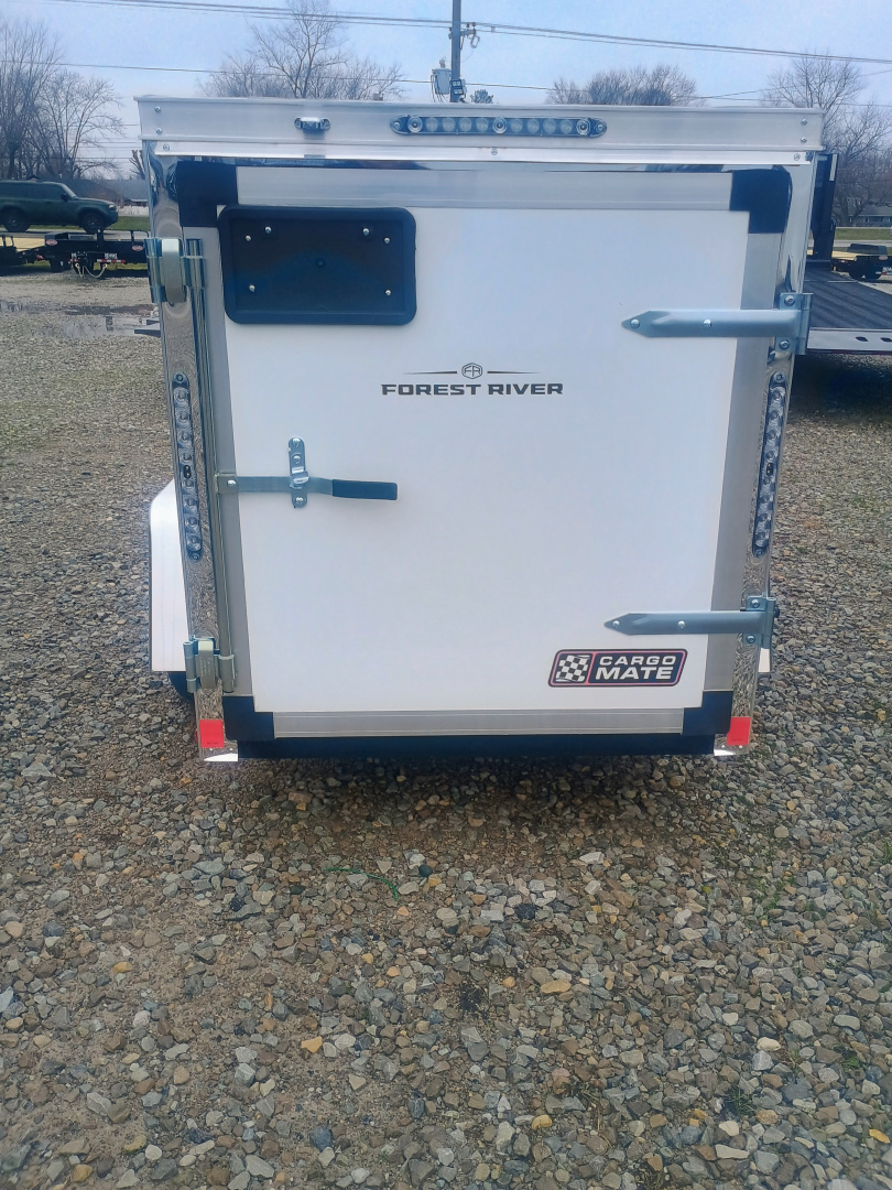 New 2026 CARGO MATE EHW48SA Cargo / Enclosed Trailer 4X8 SA SWING DOOR (GVW:2000) WHITE