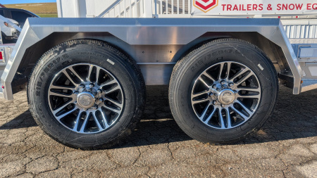 New 2025 EBY 20' ALL ALUMINUM Lo Pro Equipment Hauler w/ 6' Standup Ramps