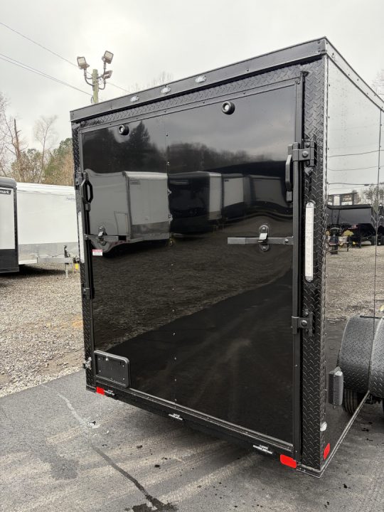 New 2026 Big Daddy's Edition 6X12 Enclosed Trailer With 6' 6" Interior, Blackout, Single Axle, Polycor