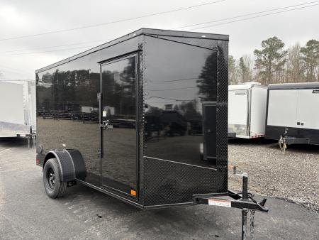 New 2026 Big Daddy's Edition 6X12 Enclosed Trailer With 6' 6  Interior, Blackout, Single Axle, Polycor