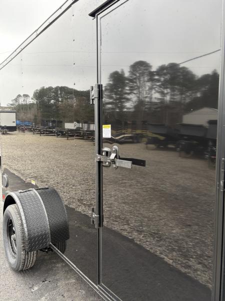 New 2026 Big Daddy's Edition 6X12 Enclosed Trailer With 6' 6" Interior, Blackout, Single Axle, Polycor
