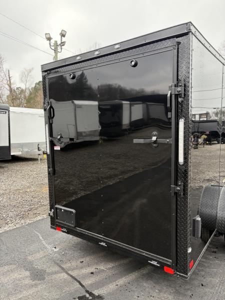 New 2026 Big Daddy's Edition 6X12 Enclosed Trailer With 6' 6" Interior, Blackout, Single Axle, Polycor