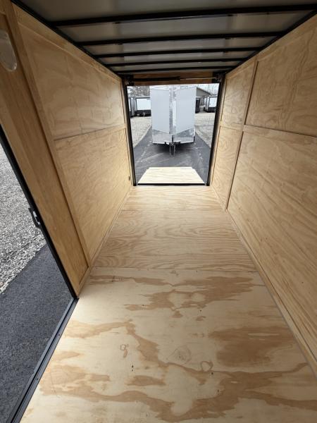 New 2026 Big Daddy's Edition 6X12 Enclosed Trailer With 6' 6" Interior, Blackout, Single Axle, Polycor