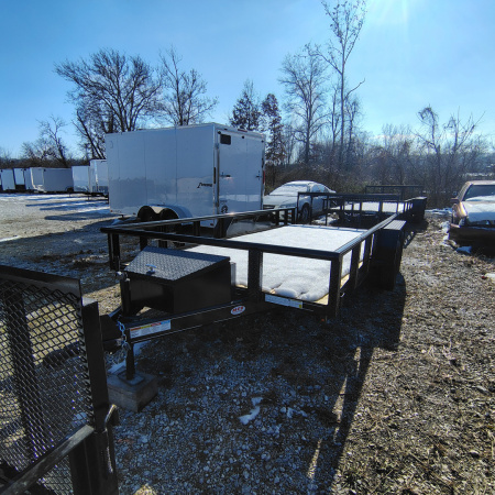 New 2026 MEB 83x16 TA , 2' Dovetail with 30  gate, pipe rail, 35k axles Utility Trailer