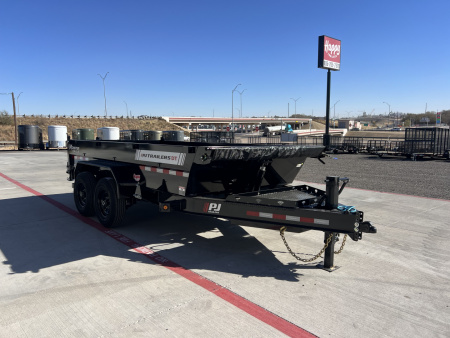 New 2026 PJ 83"x14' BP Tandem Axle Low Pro Telescopic Dump w/ 24" Sides – DT