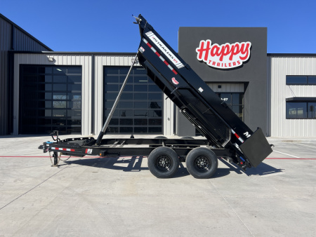 2026 PJ 83"x14' BP Tandem Axle Low Pro Telescopic Dump w/ 24" Sides – DT