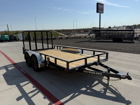 New 2026 PJ 83"x14' Tandem Axle Utility Trailer - UL