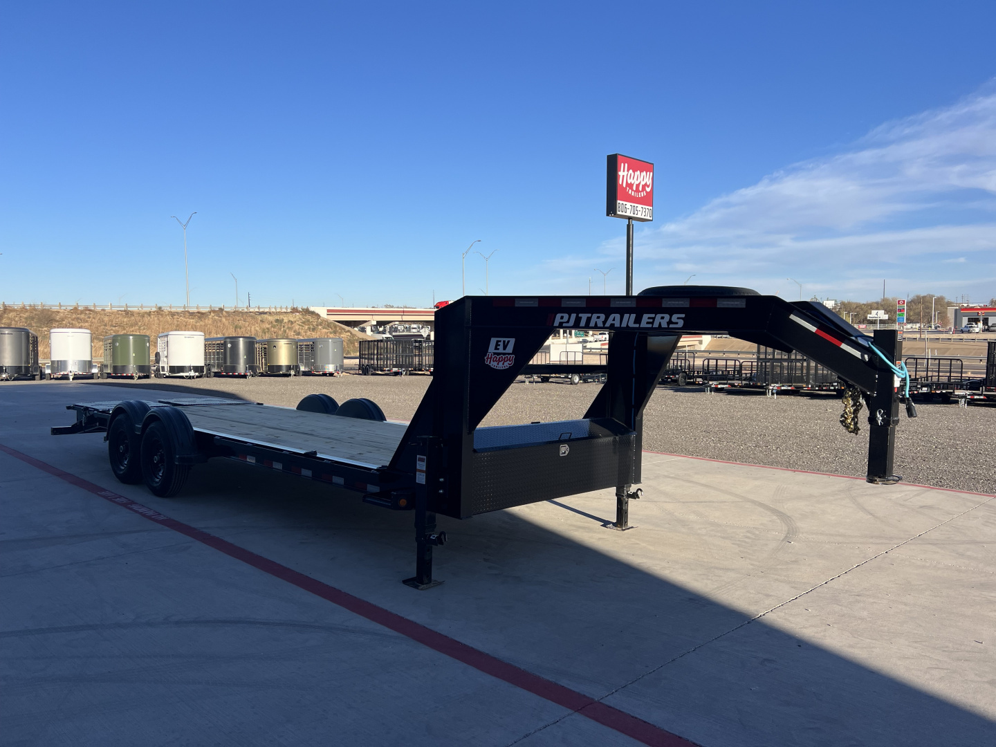 New 2026 PJ 83"x24' Gooseneck I-Beam Equipment Trailer – EV
