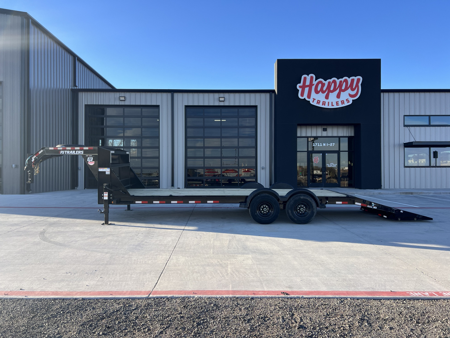 New 2026 PJ 83"x24' Gooseneck I-Beam Equipment Trailer – EV