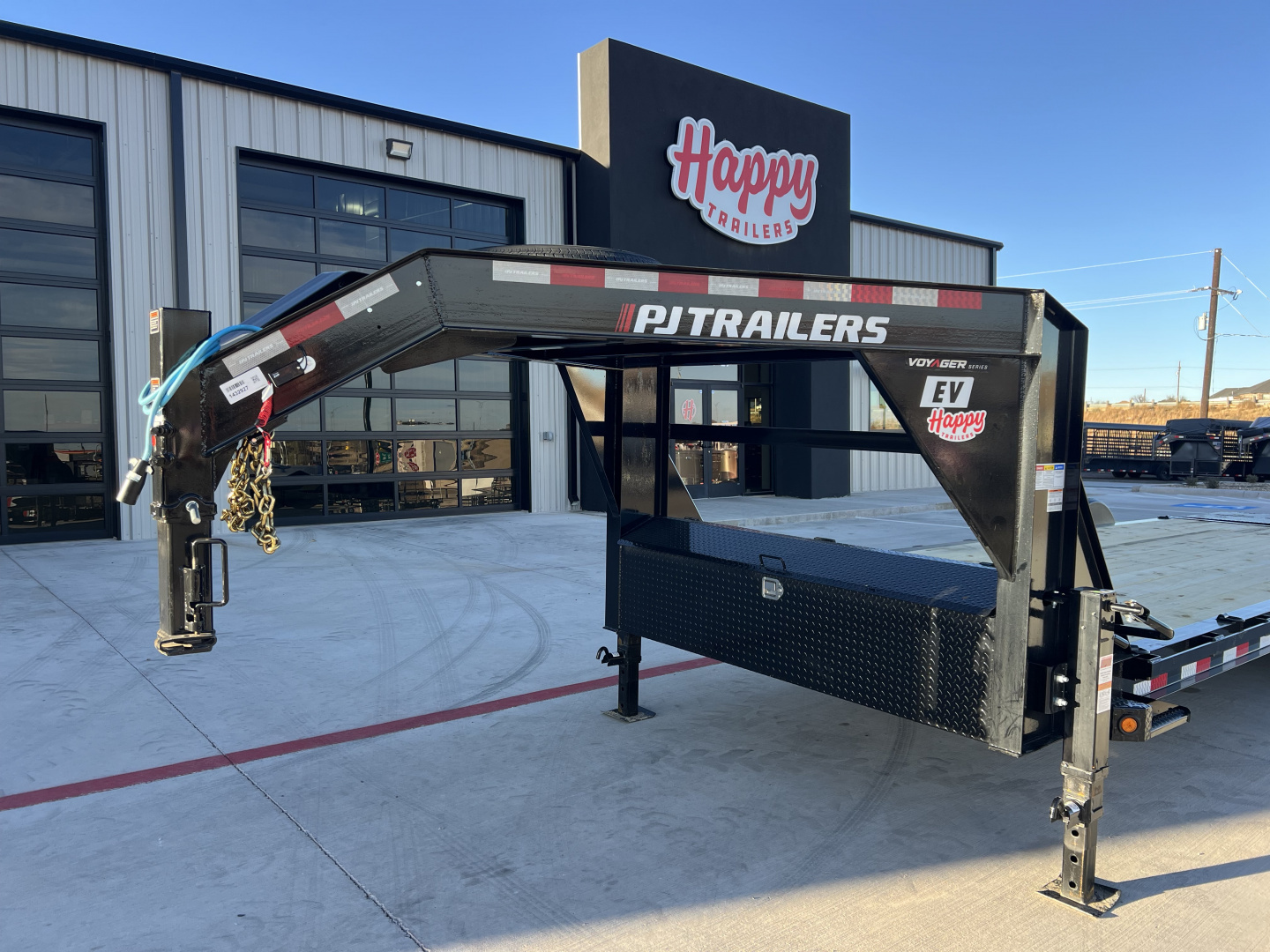 New 2026 PJ 83"x24' Gooseneck I-Beam Equipment Trailer – EV