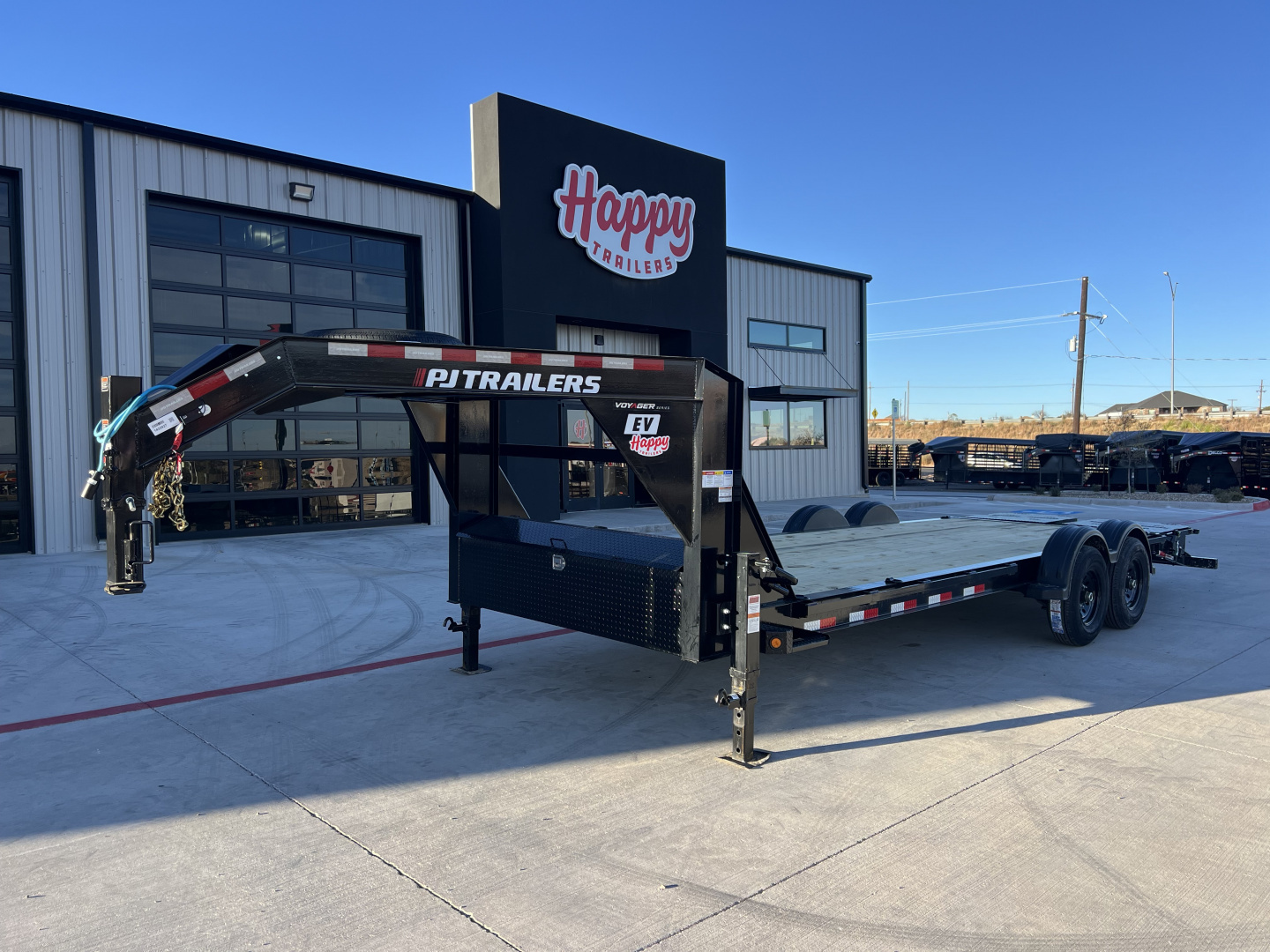 New 2026 PJ 83"x24' Gooseneck I-Beam Equipment Trailer – EV