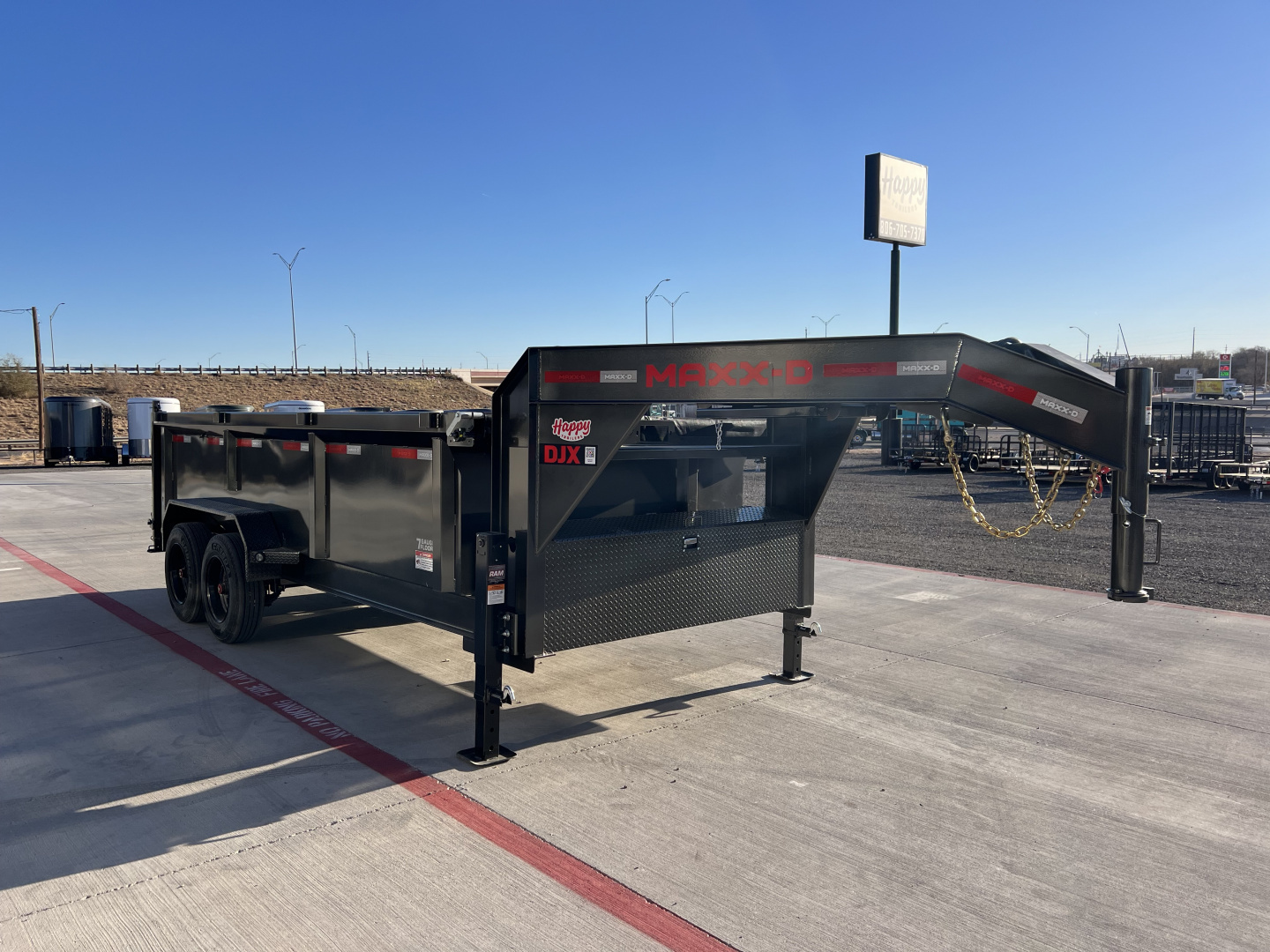 New 2026 MAXX-D 83”x16’ 18K Gooseneck Dump w/ 36” Sides – DJX