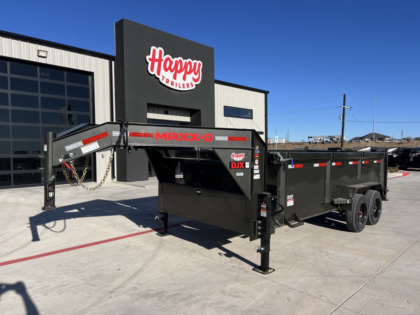 New 2026 MAXX-D 83”x16’ 18K Gooseneck Dump w/ 36” Sides – DJX