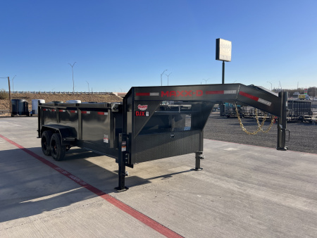 New 2026 MAXX-D 83”x16’ 18K Gooseneck Dump w/ 36” Sides – DJX
