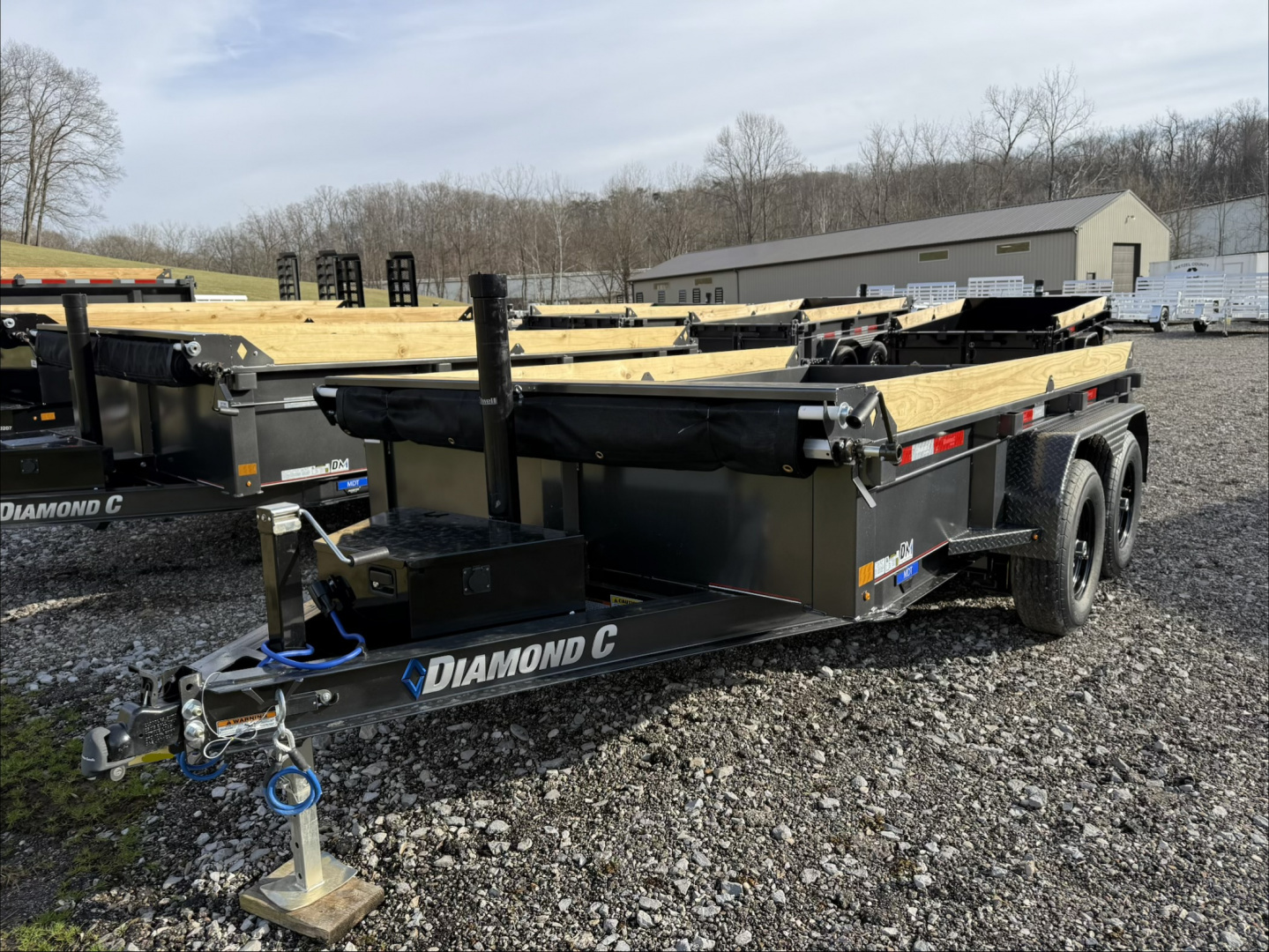 New 2026 Diamond C Trailers MDT 206 12X77 Dump Trailer