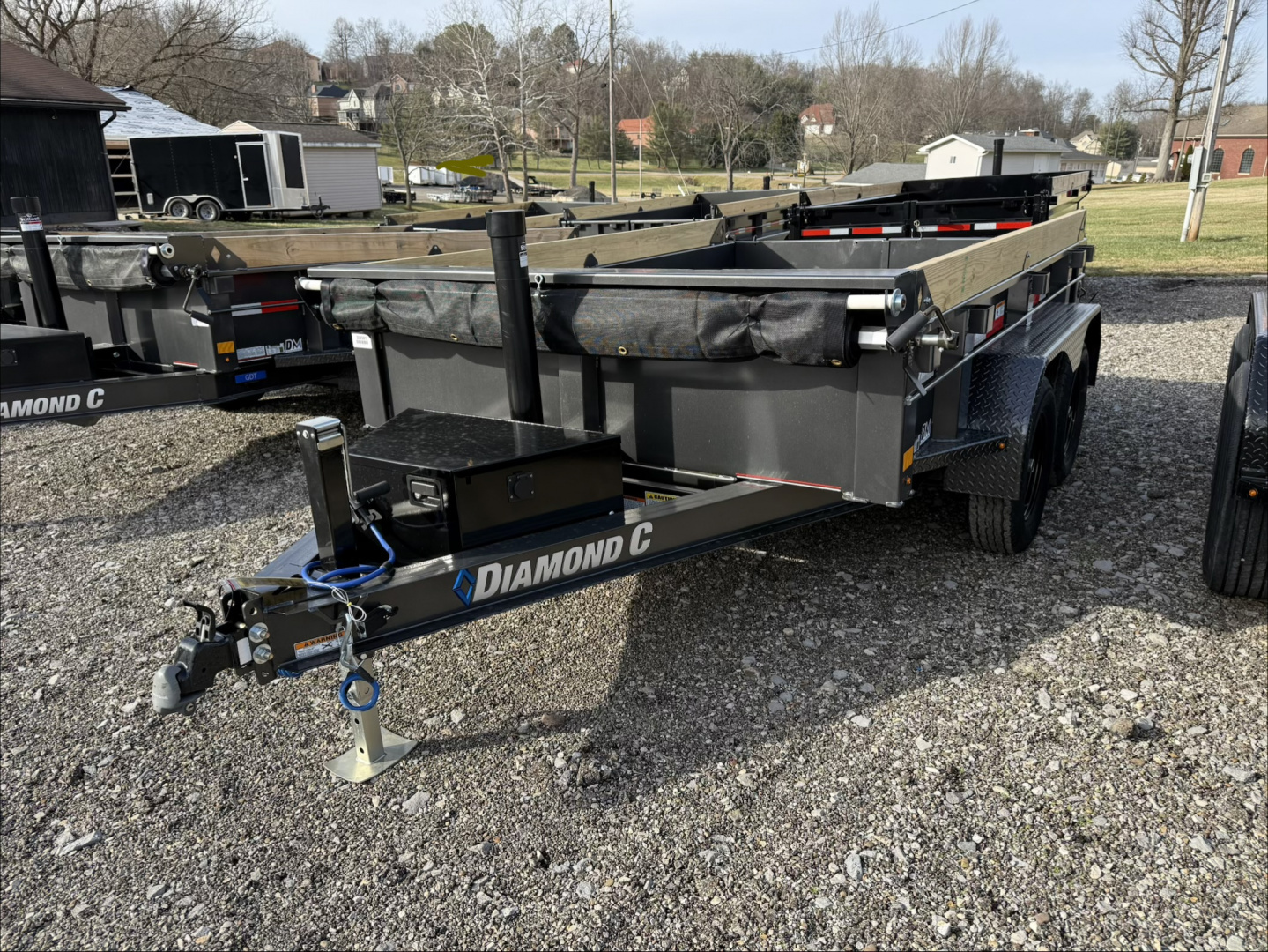 New 2026 Diamond C Trailers GDT 235 10X77 Dump Trailer