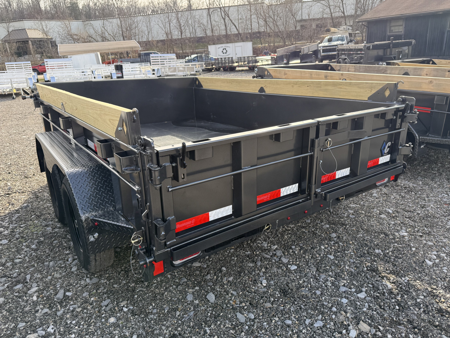 New 2026 Diamond C Trailers GDT 235 10X77 Dump Trailer