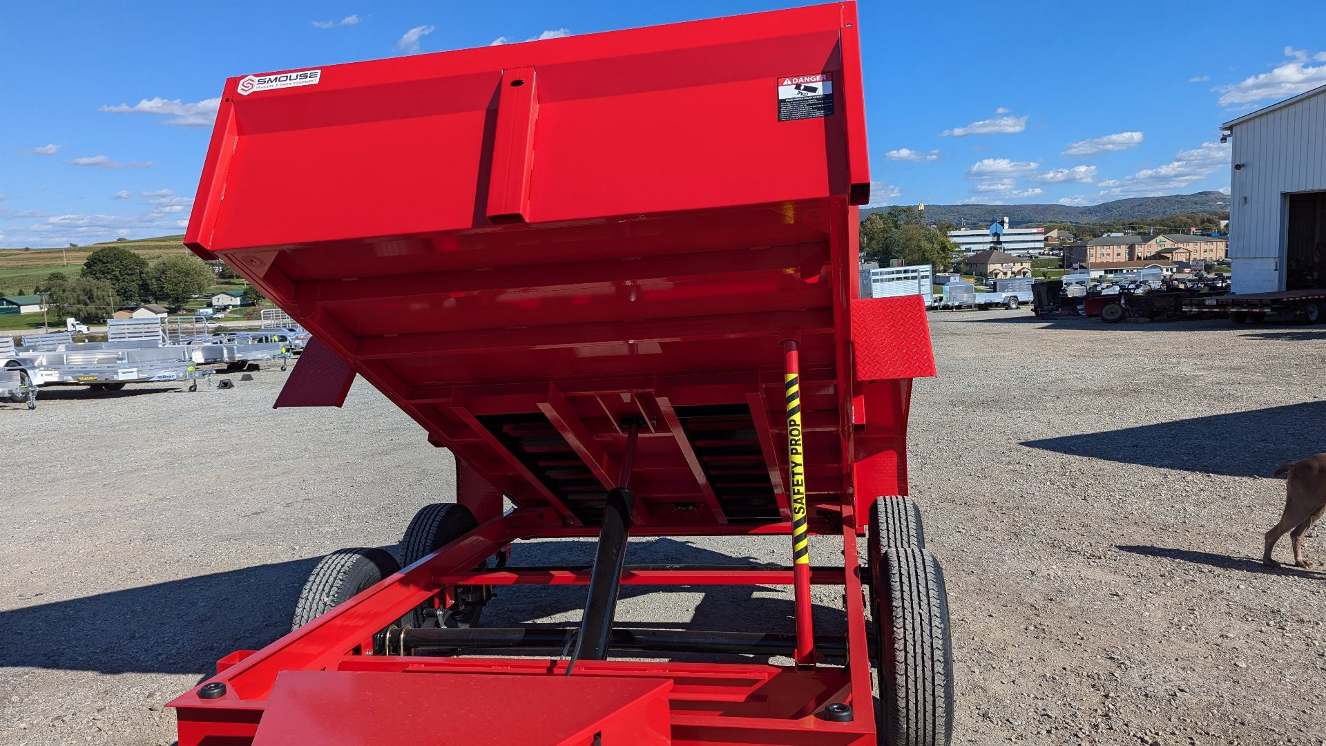 New 2026 BWISE 6x10 Lo Pro Equipment Dump w/ Underbody Ramps