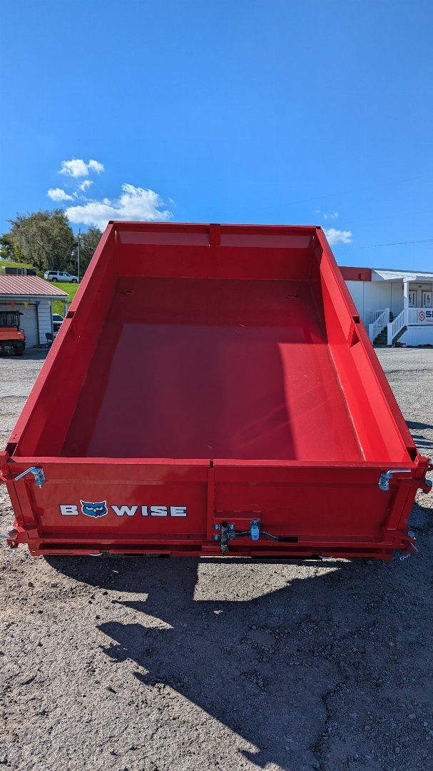 New 2026 BWISE 6x10 Lo Pro Equipment Dump w/ Underbody Ramps