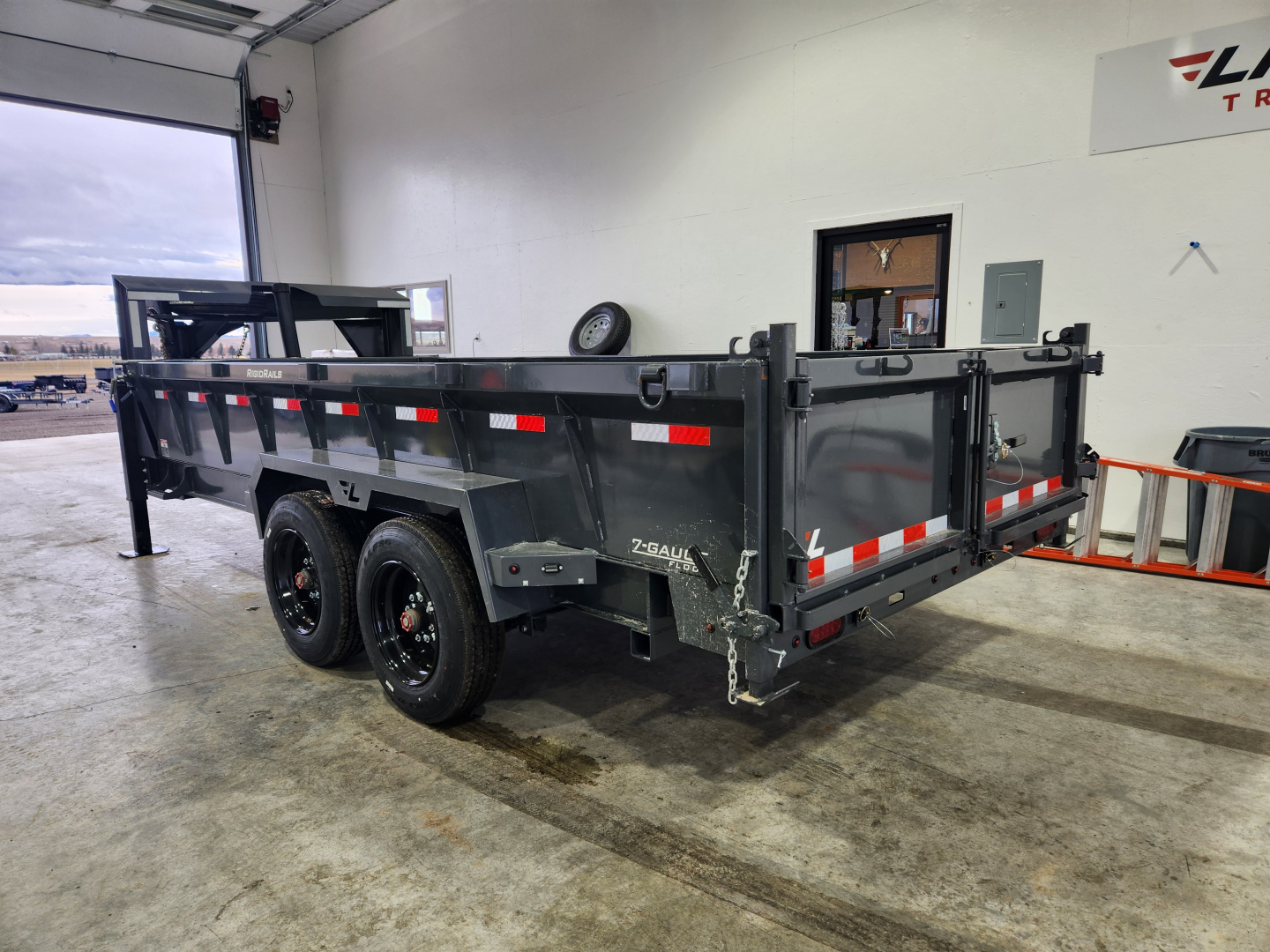 New 2026 Lamar 16' Gooseneck Dump Trailer 16K