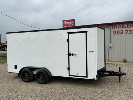 New 2026 Compass 7'x16' Enclosed Cargo Trailer - Indigo DLX