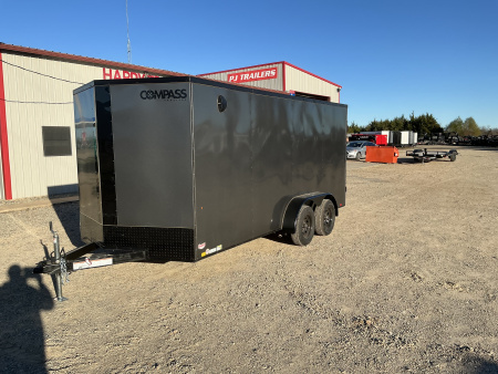 New 2026 Compass 7'x16' Enclosed Cargo Trailer - Indigo DLX