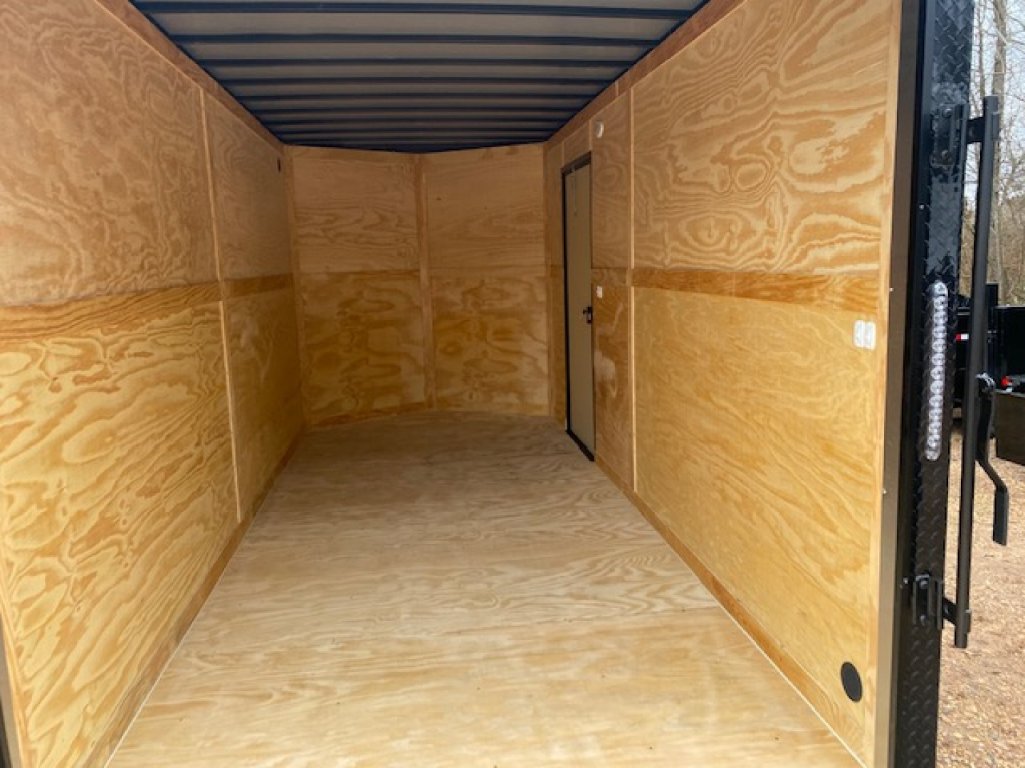 New 2026 Diamond Cargo 7x16taWHITE -BLK/OUT Cargo / Enclosed Trailer