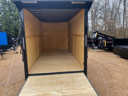 New 2026 Diamond Cargo 7x16taWHITE -BLK/OUT Cargo / Enclosed Trailer