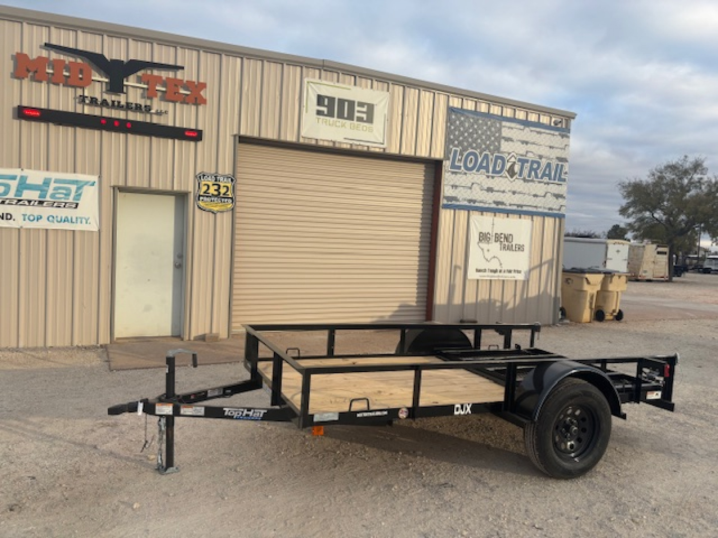 New 2026 Top Hat DJX 10'x60" Utility Trailer
