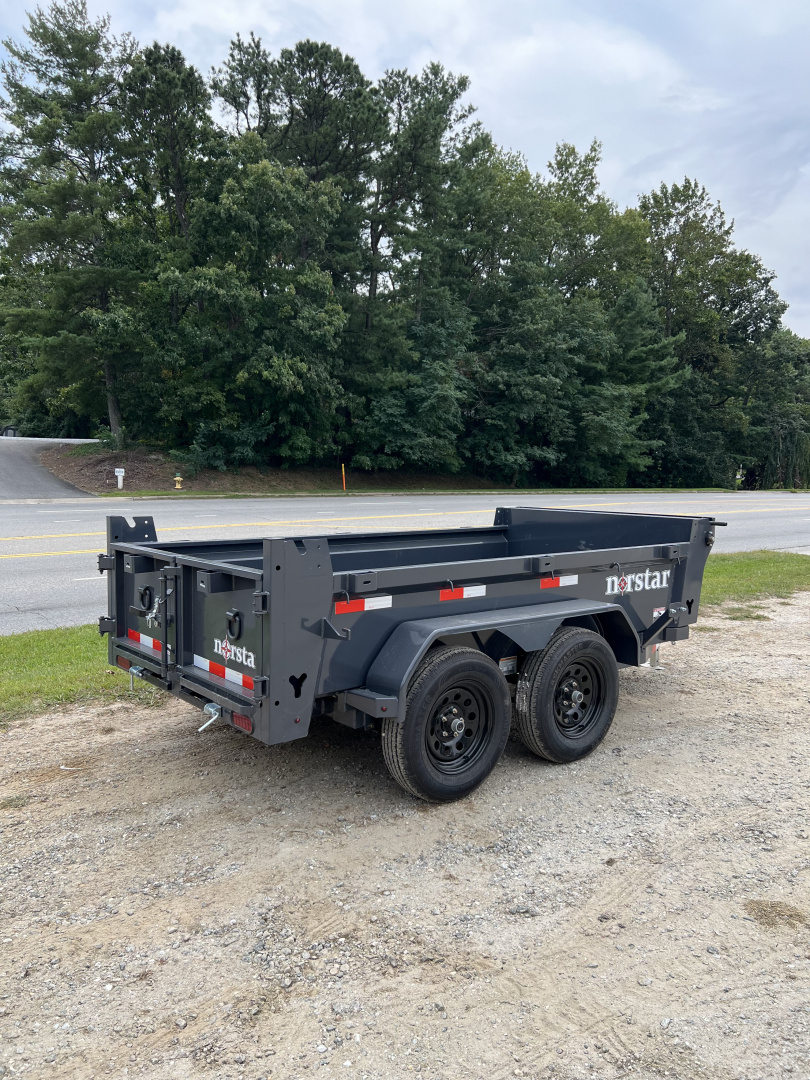 New 2026 Norstar DCB Series / 60" X 10' / 2-3,500# Electric Brake Axles / Scissor Hoist / Barn Door Rear Gates