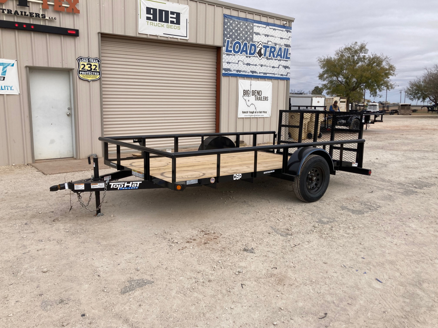 New 2026 Top Hat 12'x77" DSP Utility Trailer
