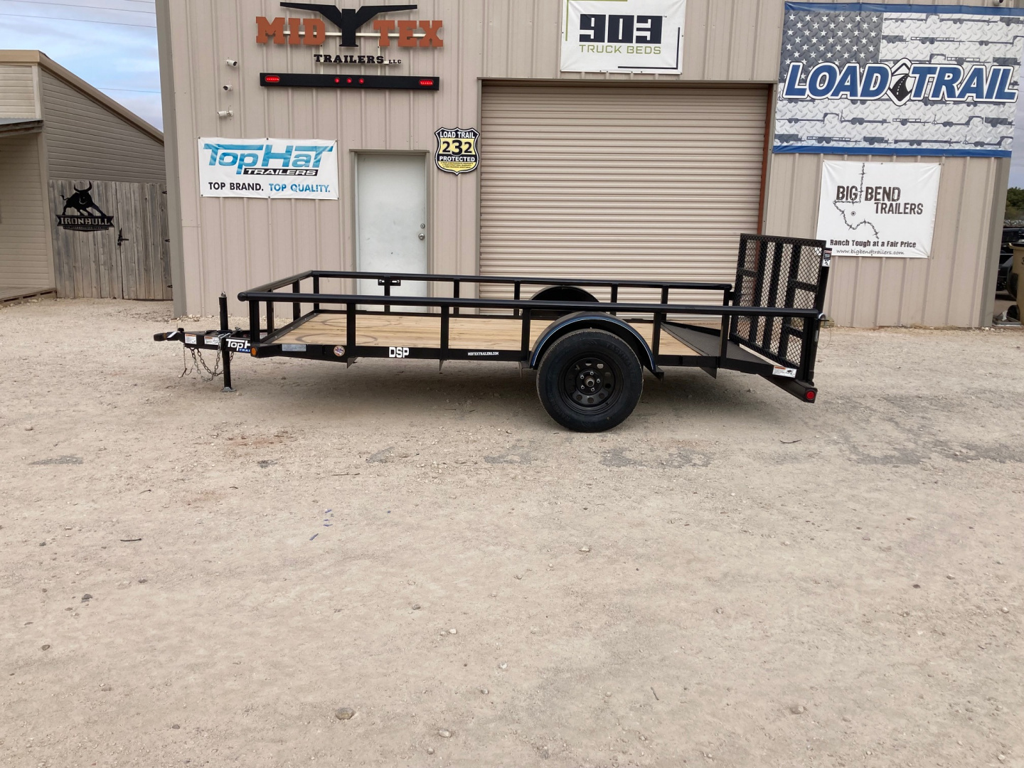 New 2026 Top Hat 12'x77" DSP Utility Trailer