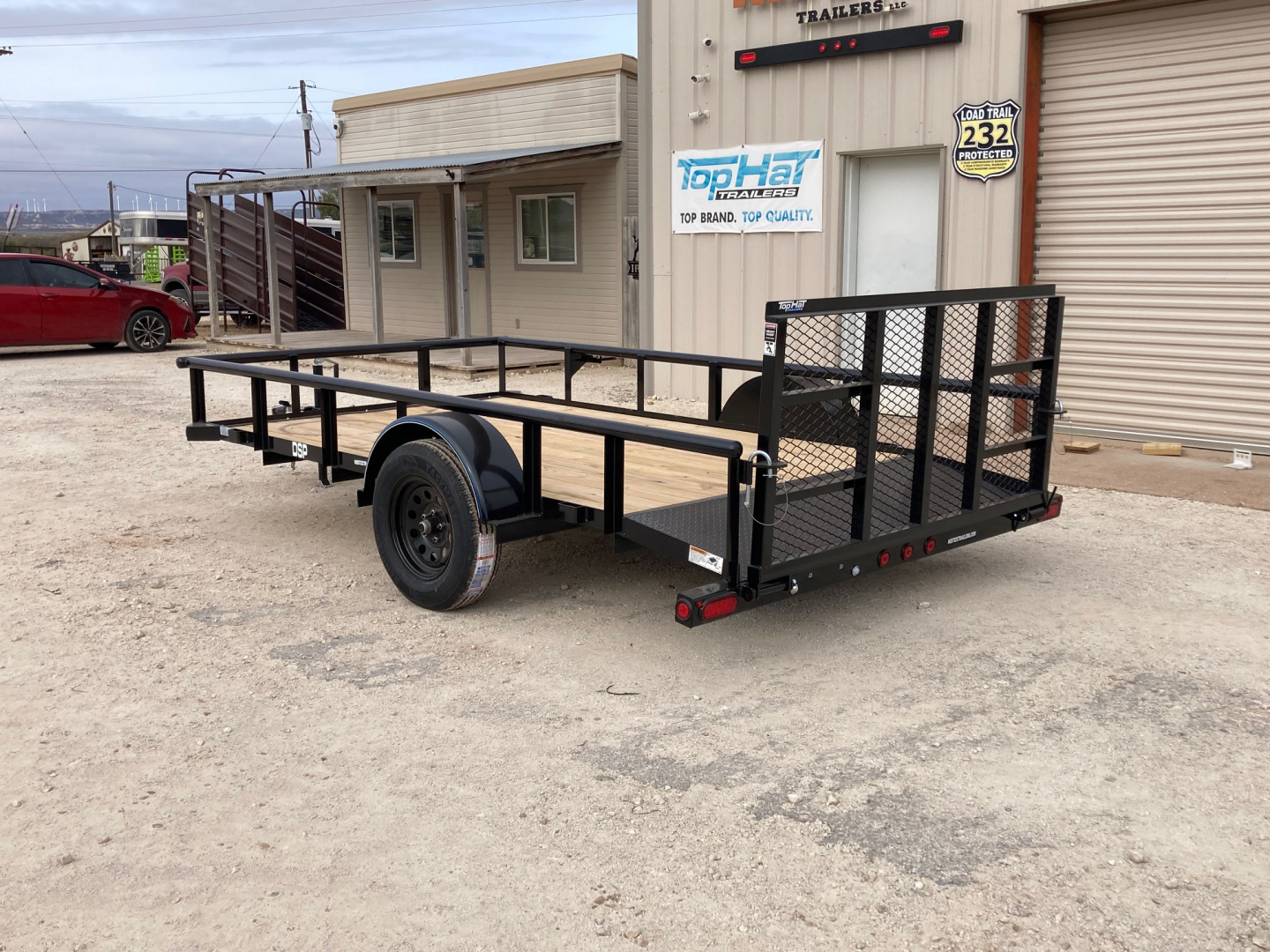 New 2026 Top Hat 12'x77" DSP Utility Trailer