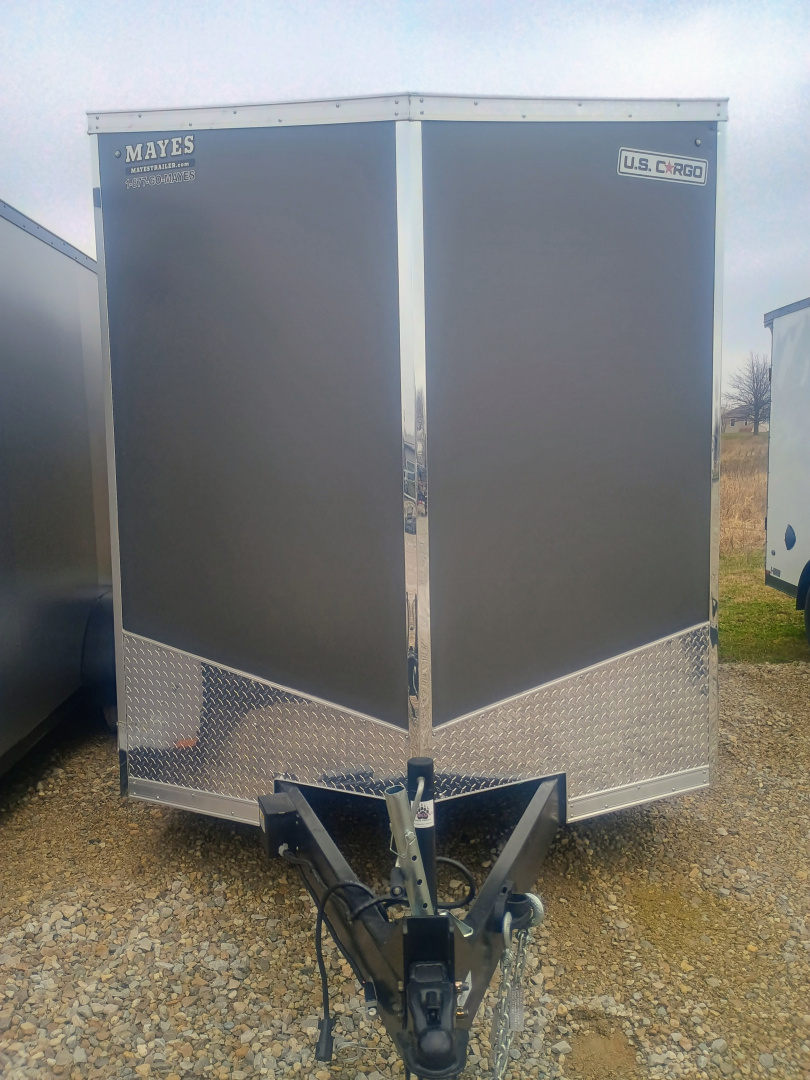 New 2026 US CARGO ENCLOSED ULAFT716TA2 7X16 TA RAMP DOOR (GVW:7000) CHARCOAL